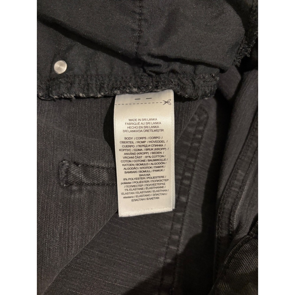 Lauren Ralph Lauren Womens Black High Rise Skinny Jeans Size 14 Faded Denim - Picture 10 of 10
